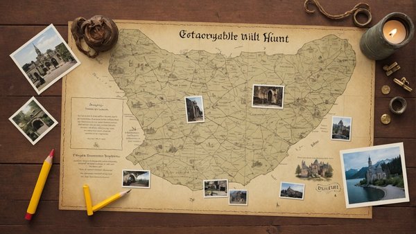 Créez des souvenirs inoubliables avec une carte chasse au trésor à imprimer